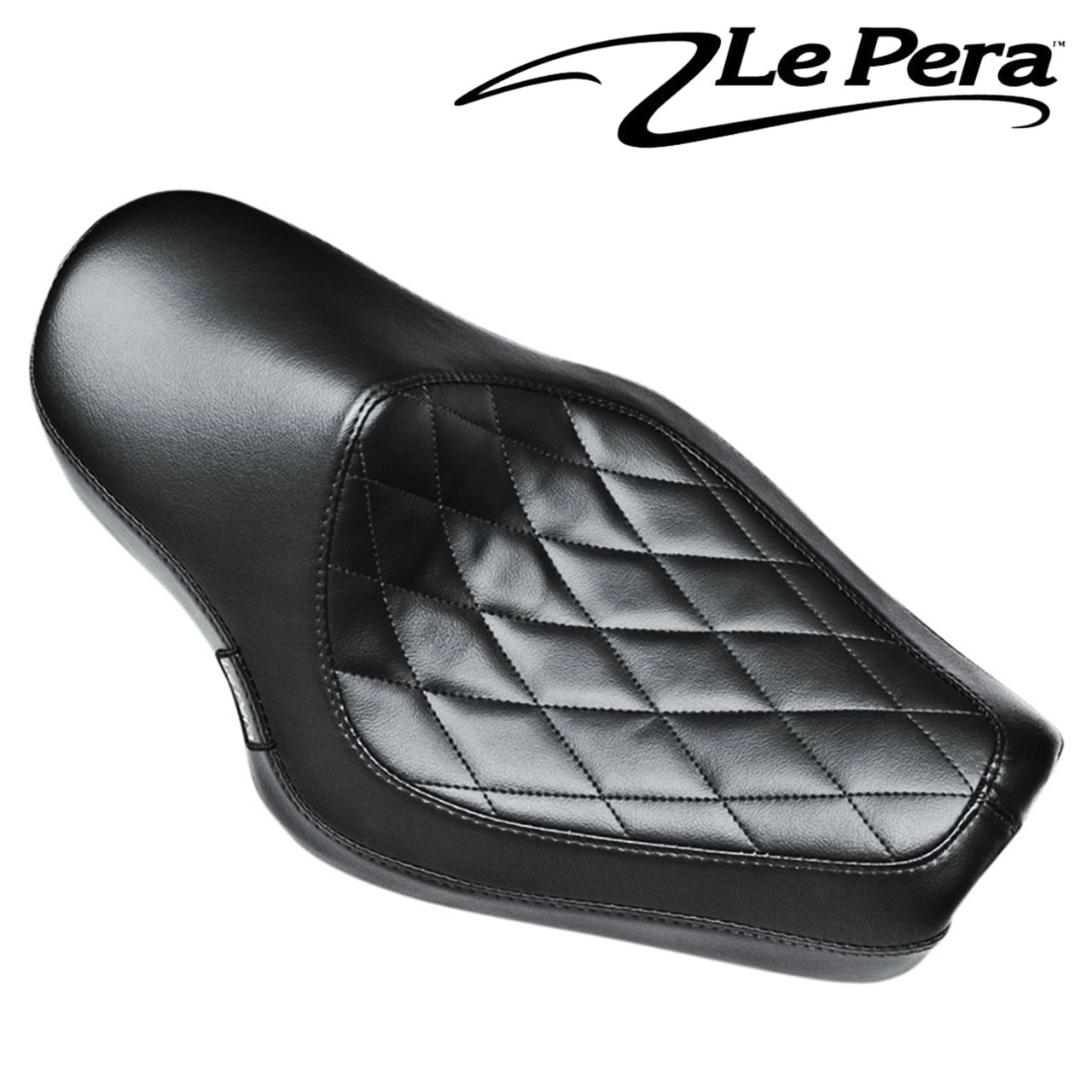 ラペラ□ヴィラン ソロシート ダイヤモンドステッチ ブラック