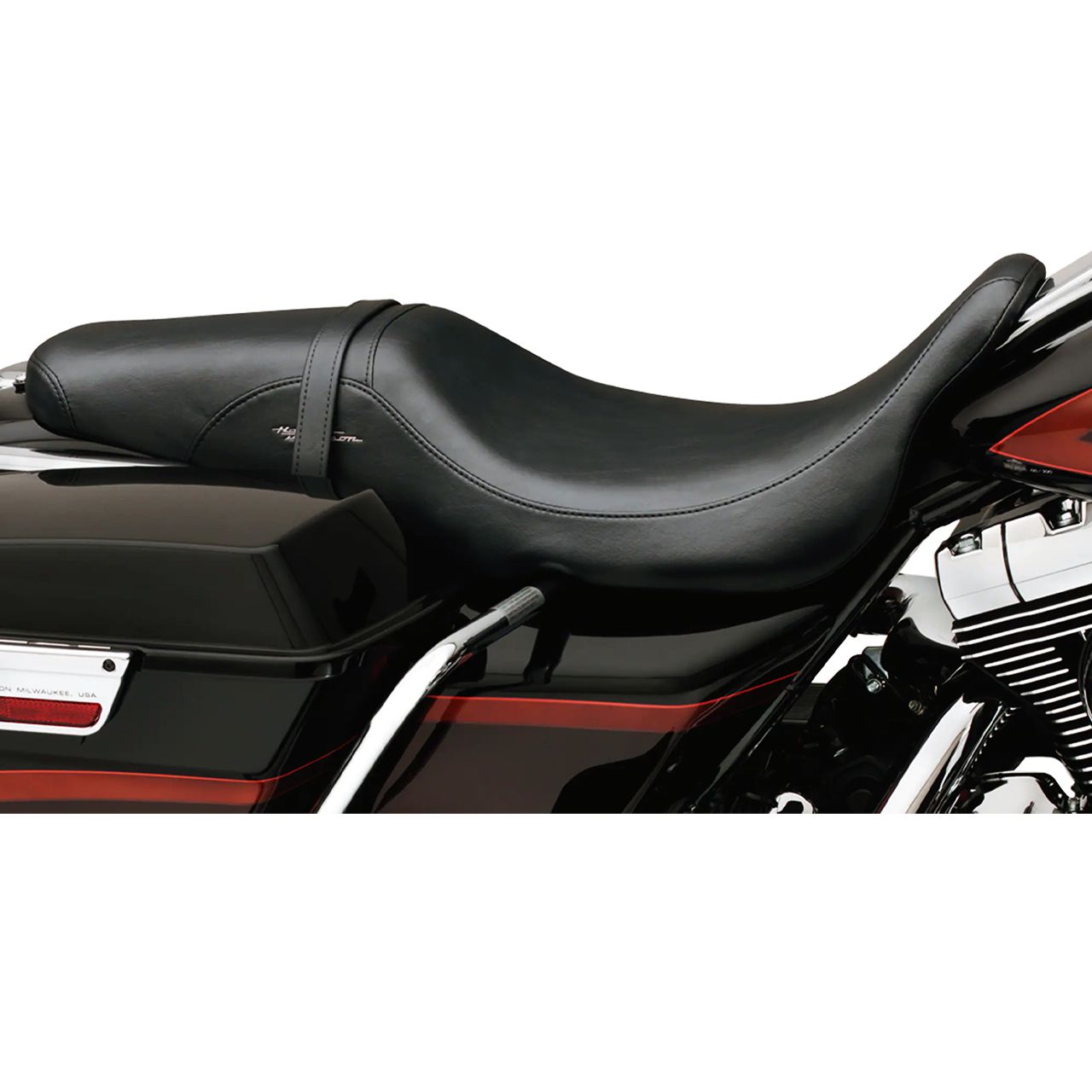 ハーレー純正□バッドランダーシート ブラック 【08年以降 ツーリング