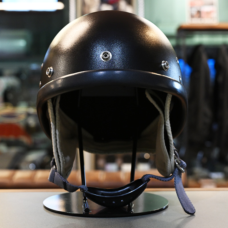 オーシャンビートル□ BEETLE PTR ハーフヘルメット ブラック/ブラック