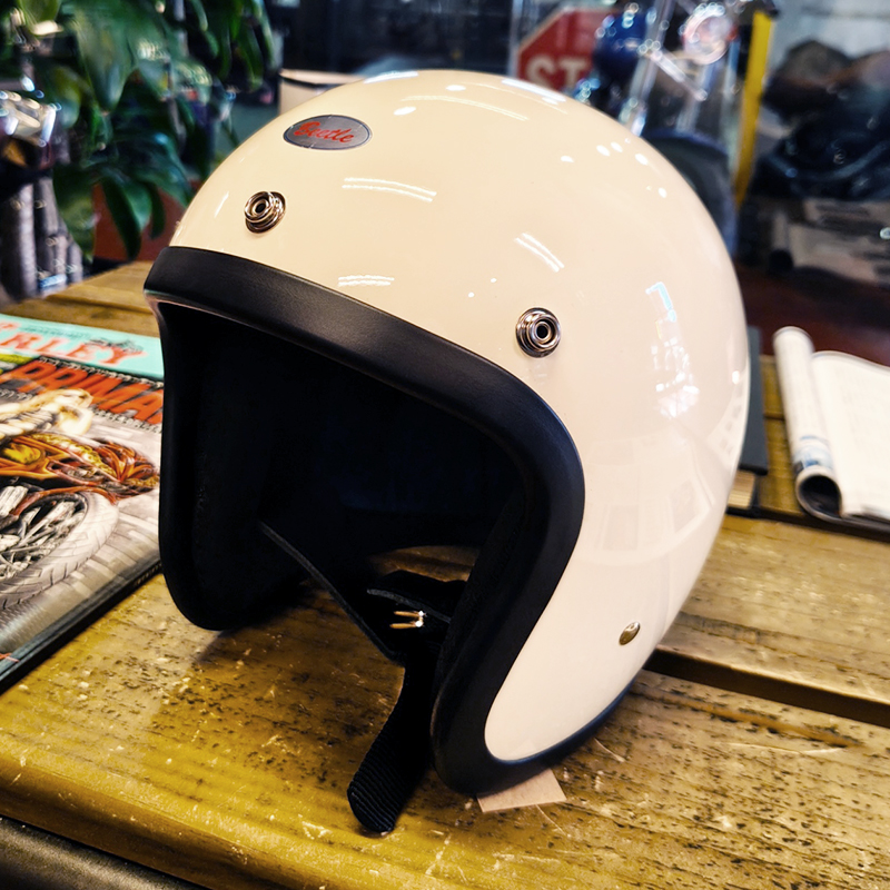 BEETLE L.A.C-2 ジェットヘルメット アイボリー OCEAN BEETLE HELMET