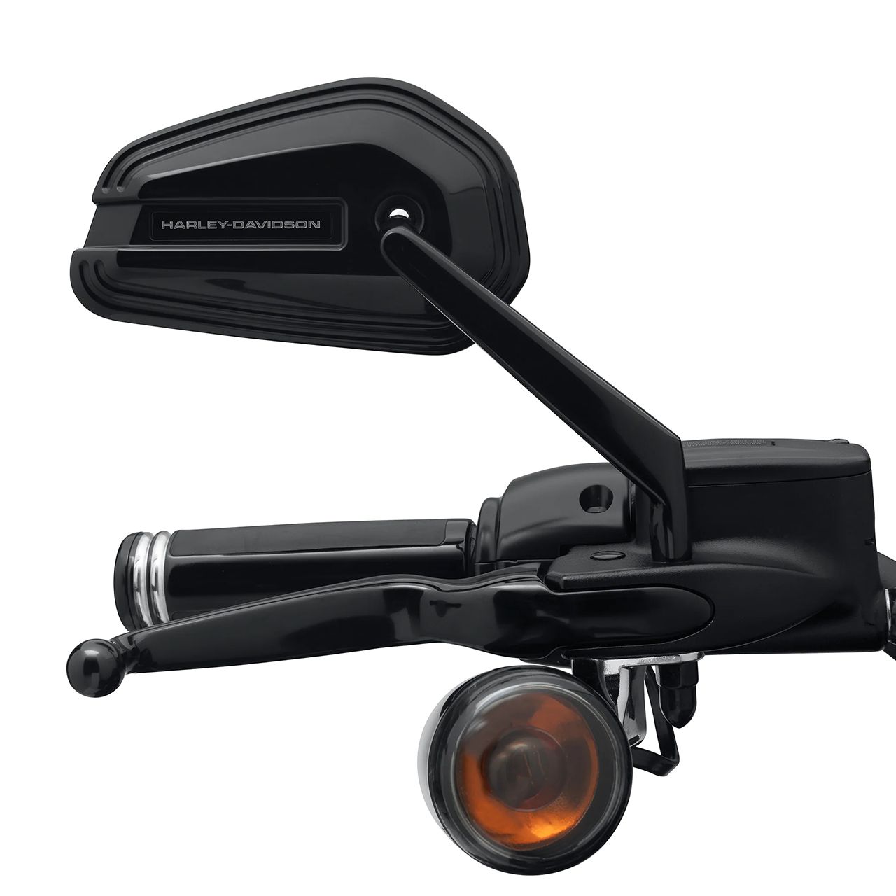 ハーレー純正□エンパイア ミラー フルブラック HARLEY-DAVIDSON