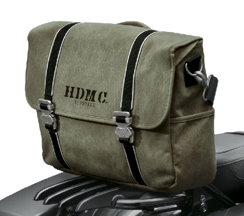 ハーレー純正□HDMC メッセンジャーバッグ アーミーグリーン [93300101