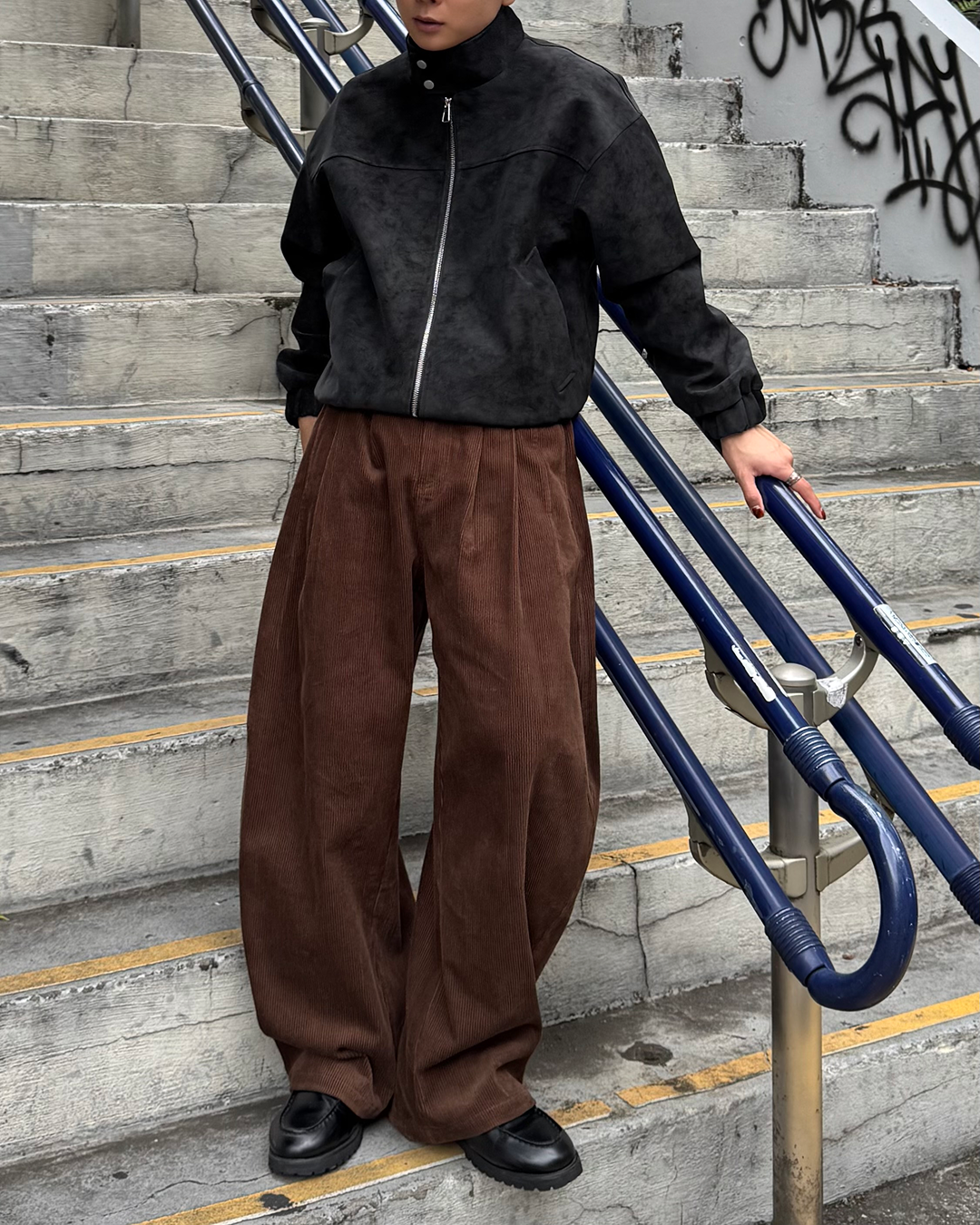 即納】PUレザースタンドネックブルゾン TO5007 – YOLO（ヨロ