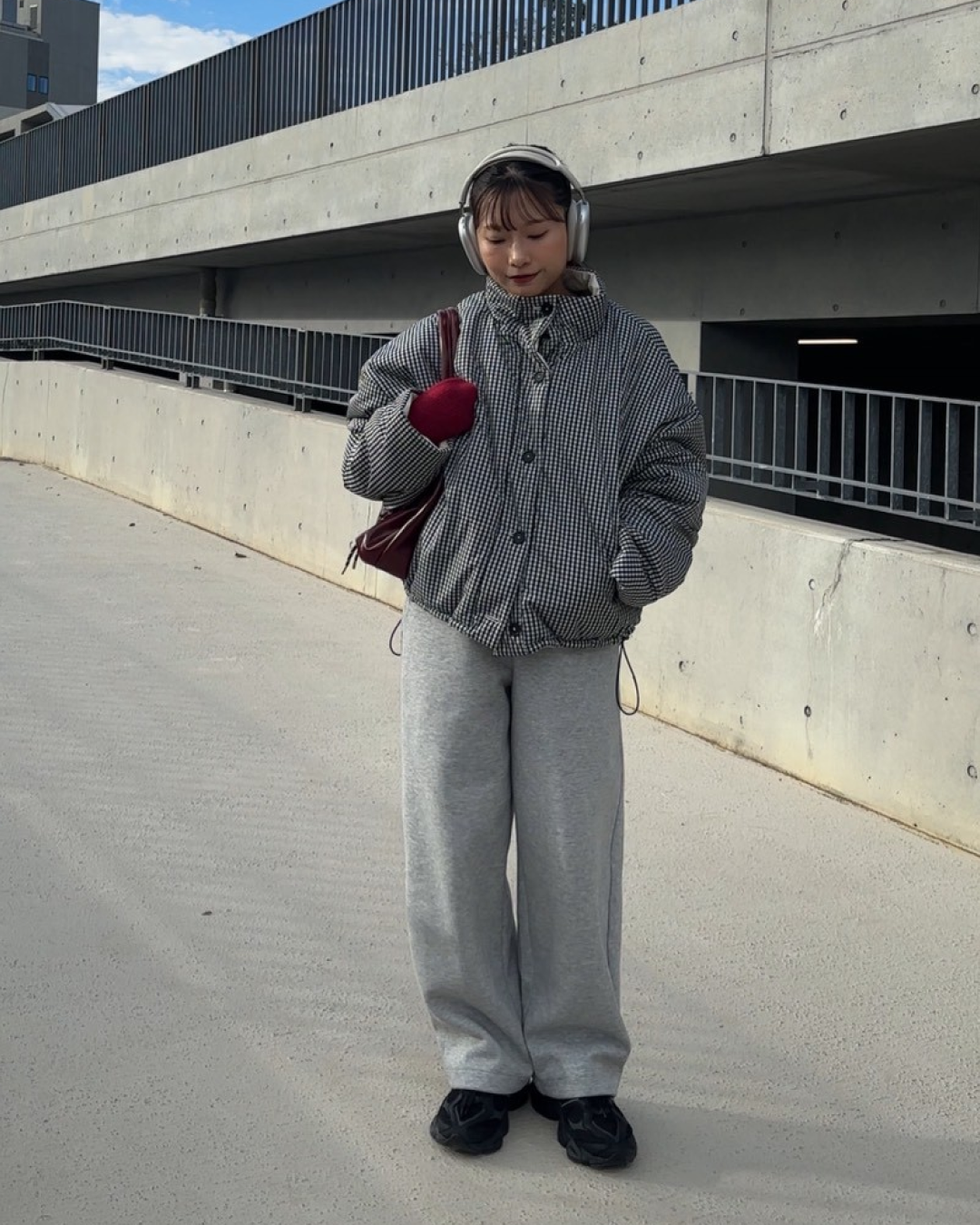 オリジナル 即納】ギンガムチェックリバーシブルジャケット AY6000