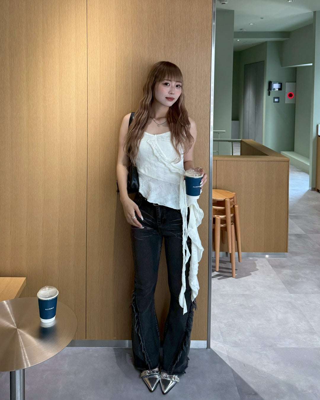 フリンジフレアデニムパンツ HZ2074 – YOLO（ヨロ）｜ファッション通販