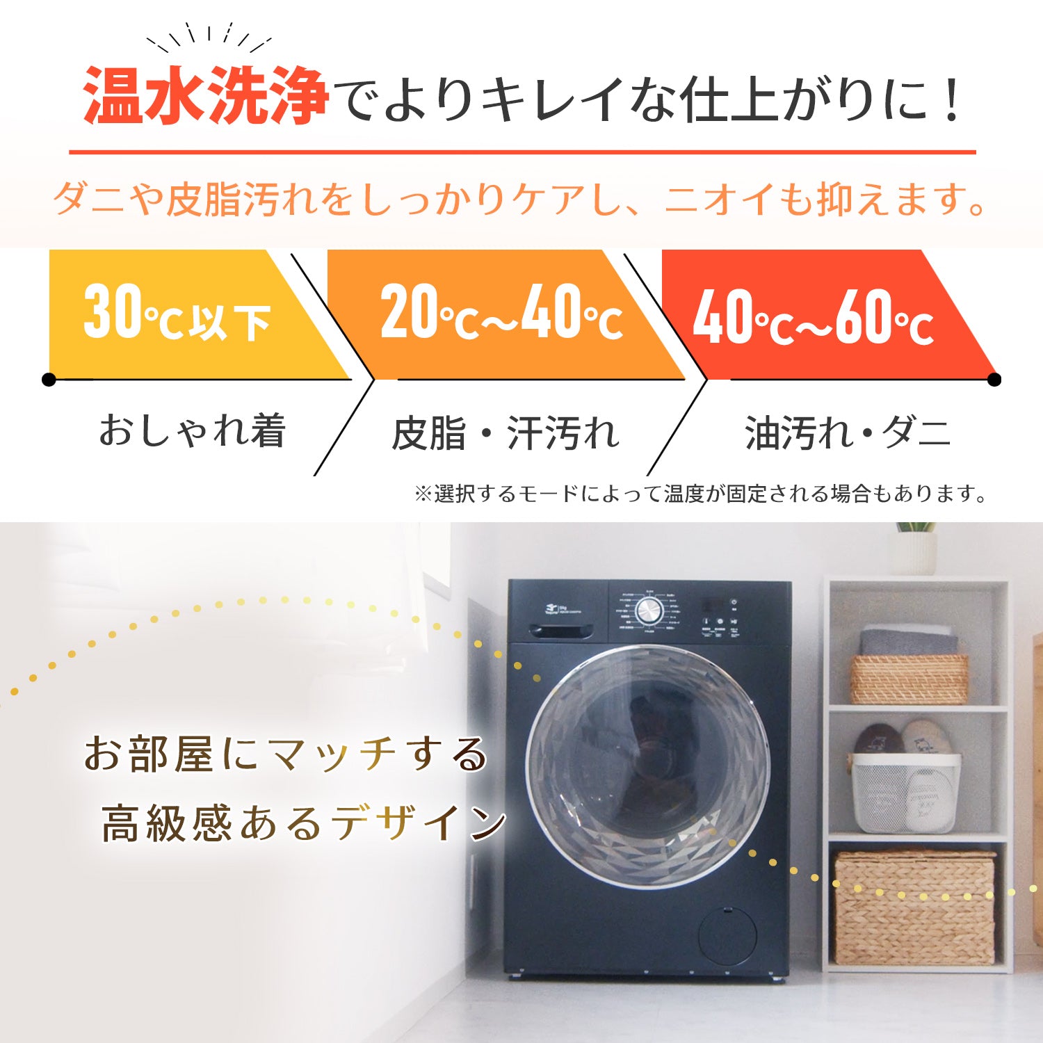 Yoquna ドラム式 洗濯乾燥機 9kg マットブラック