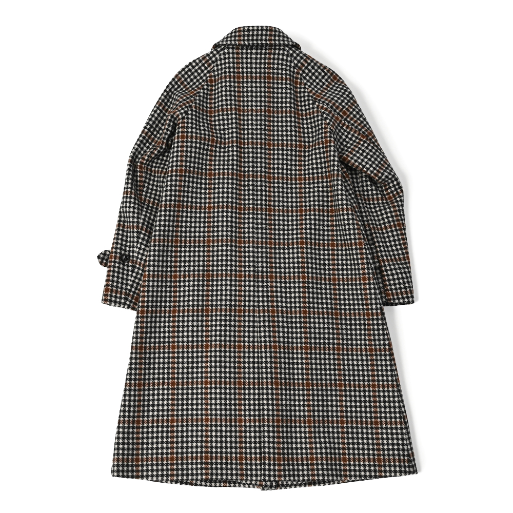 レインウール バルマカーンコート ブラウン ガンクラブチェック