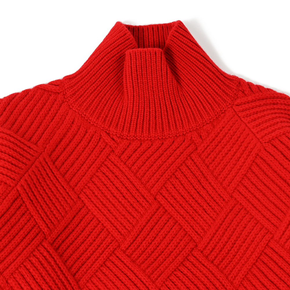 ハイネックニット レッド トラディショナルスタンダード | よろずを