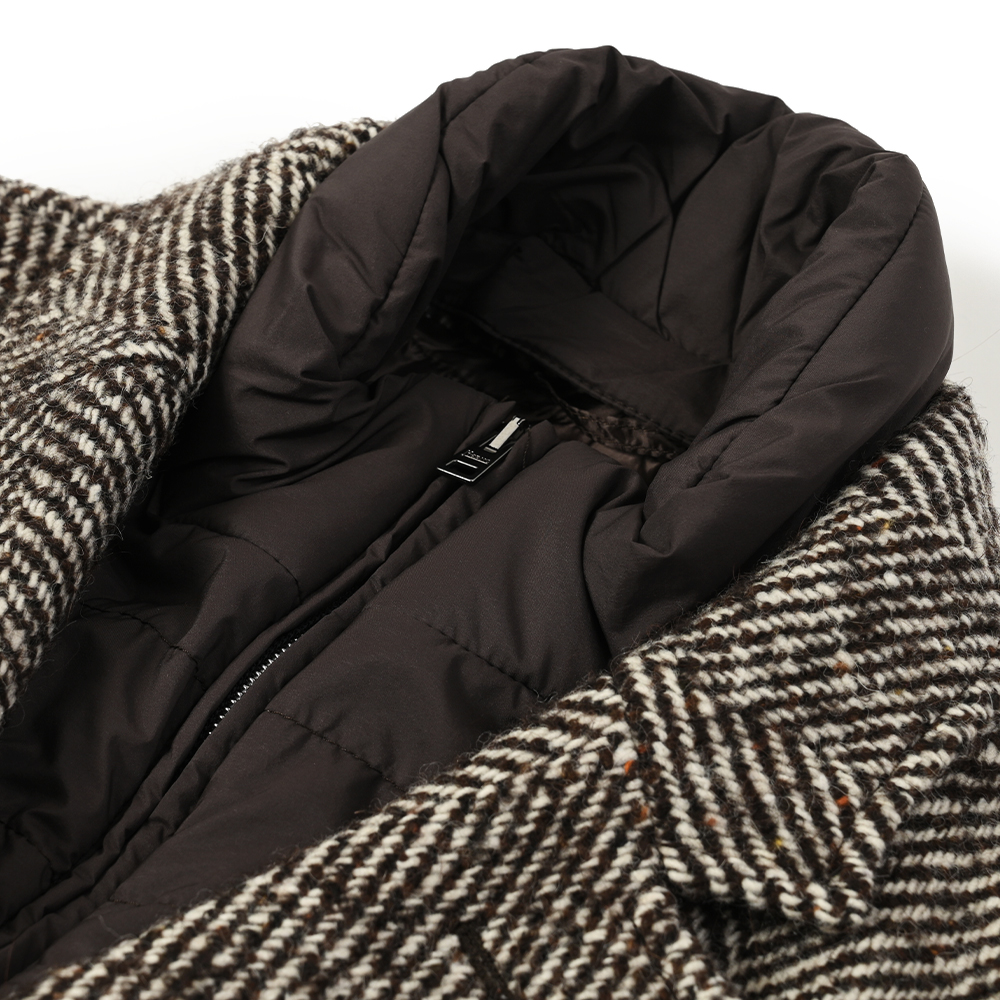 アルパカ混ヘリンボーンチェスターコート Traditional Standard