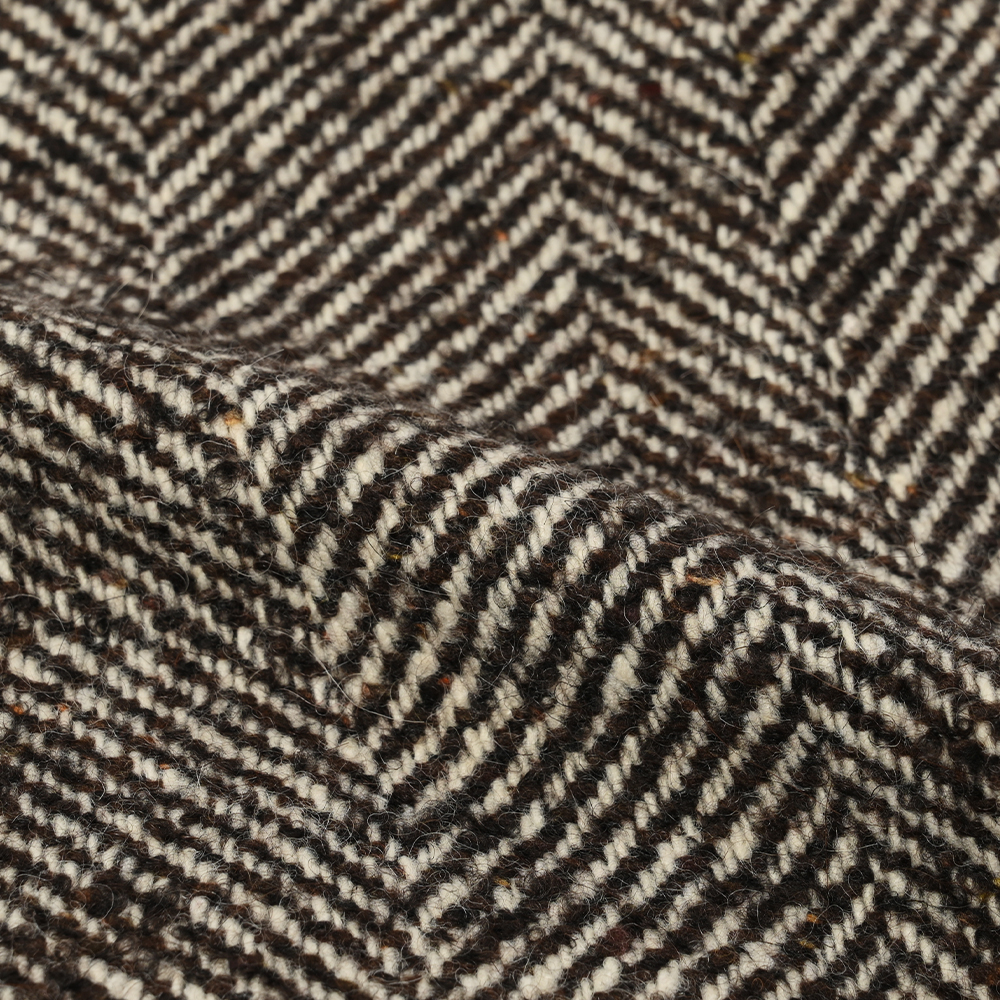 アルパカ混ヘリンボーンチェスターコート Traditional Standard