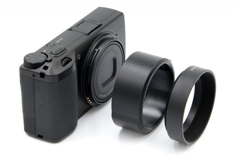 RICOH GR3用アダプター GA-1(新品) ＋ レンズフード GR-H セット