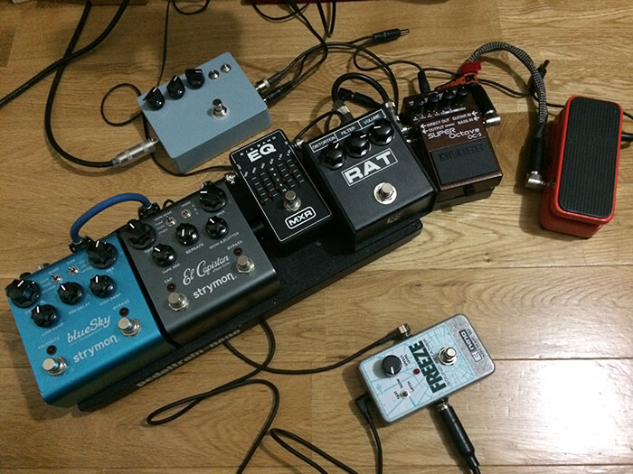 ギターエフェクター Freezeのソフトスイッチ改造 | 横浜 武蔵小杉の