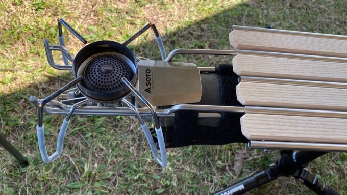 38GT310】A38grateアタッチメントでソロキャンプをもっと快適にしま