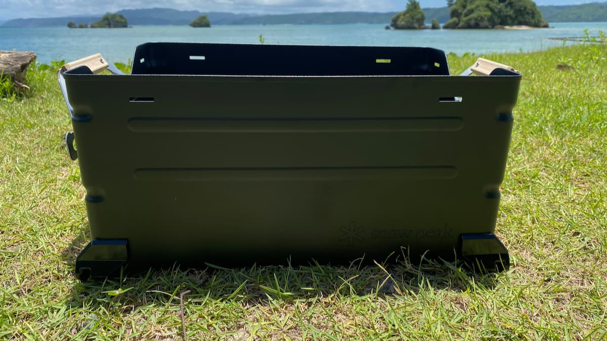 黒がカッコいい スノーピーク シェルフコンテナ25 ブラック レビュー