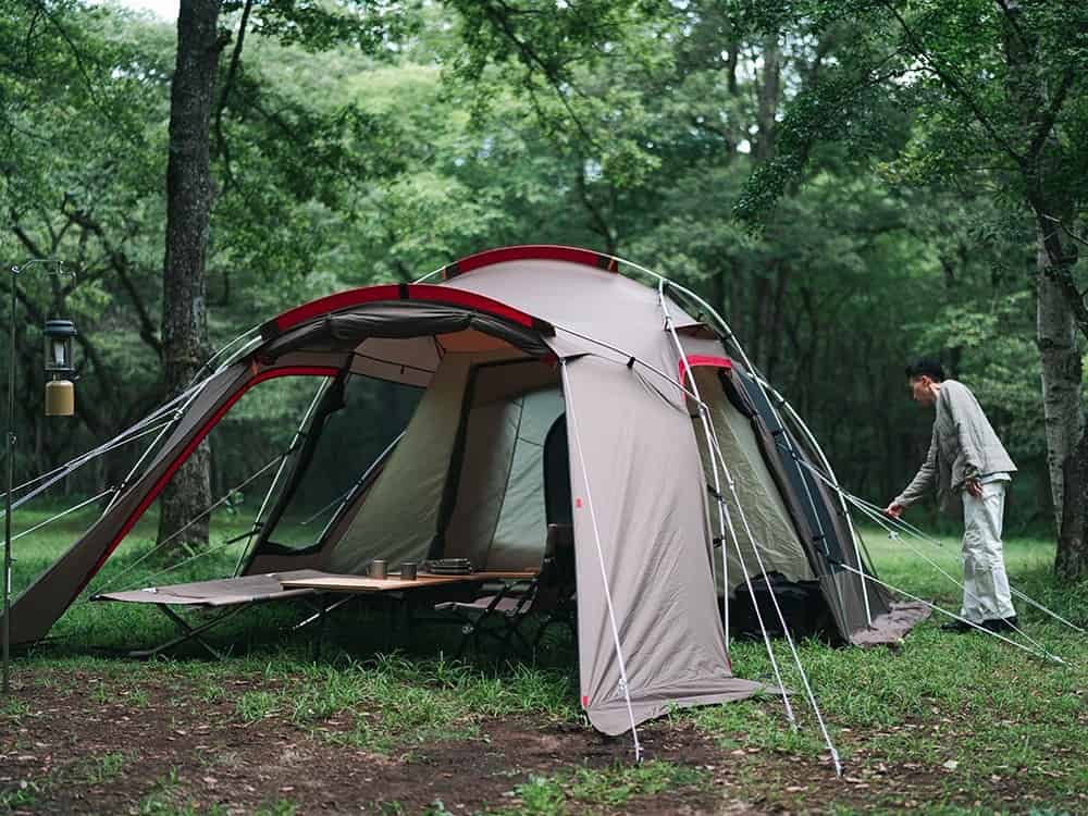 トゥーガ】スノーピークよりちょうどいい広さの2ルームシェルター登場