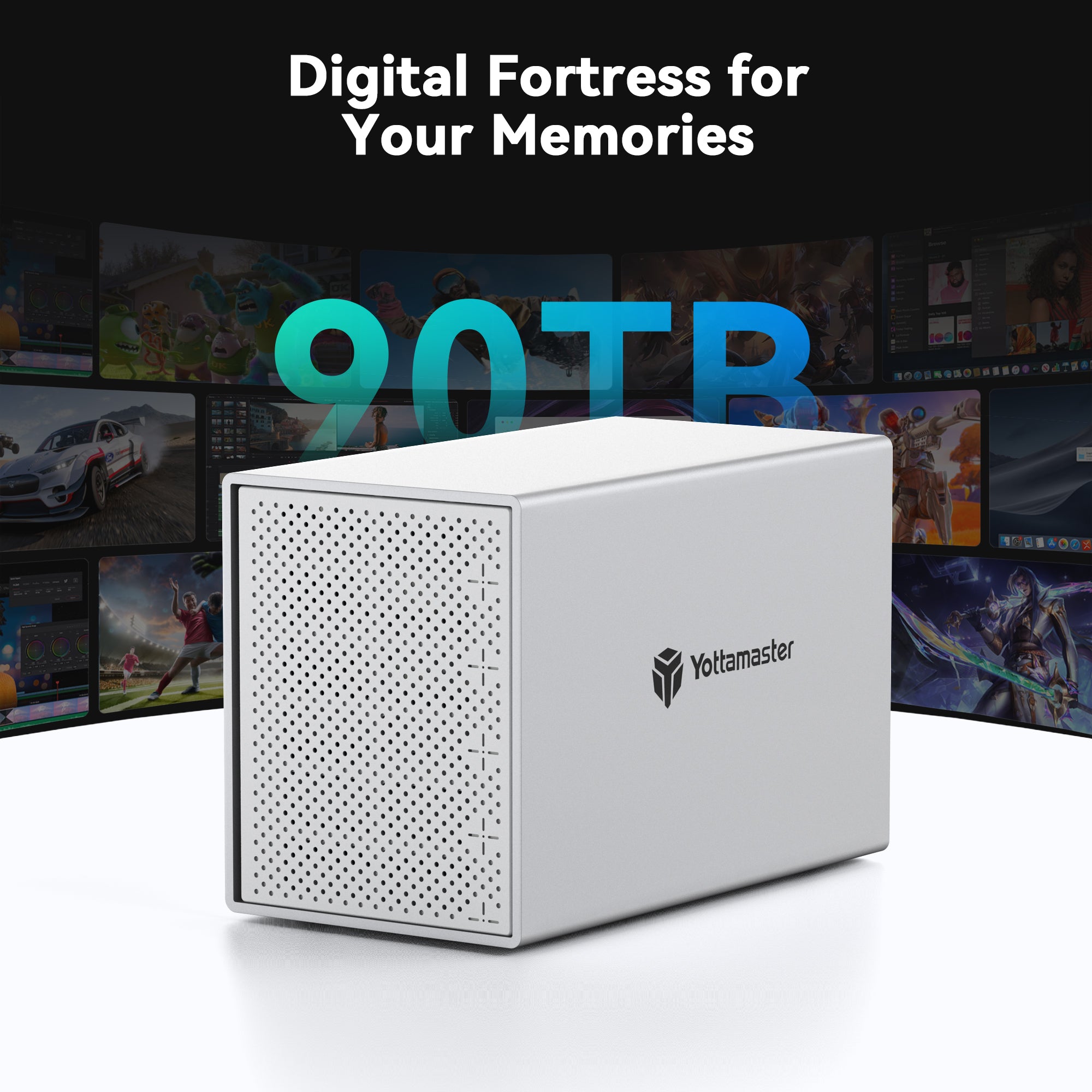 Yottamaster Y-Pioneer 5 Bay External Hard Drive Enclosure