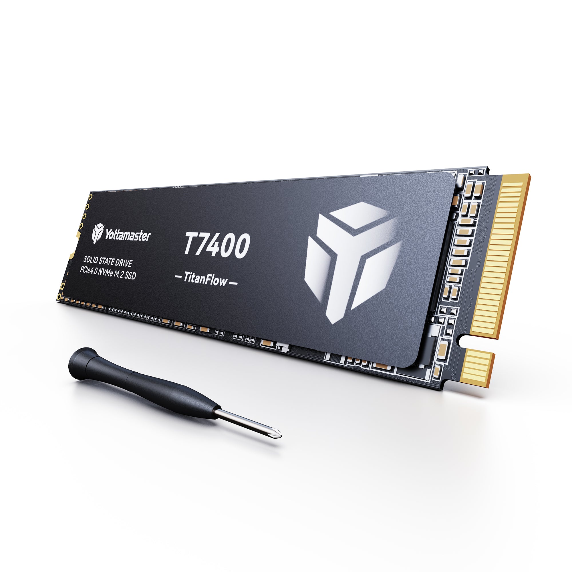 Yottamaster T7400 M.2 PCIe Gen4x4 NVMe SSD (Up to 7100MB/s,512GB-4TB)