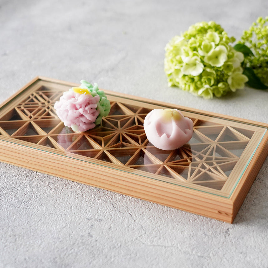 杉・木枠ガラス盛器（組子仕様） – YOUBI.shop【用美公式オンライン】