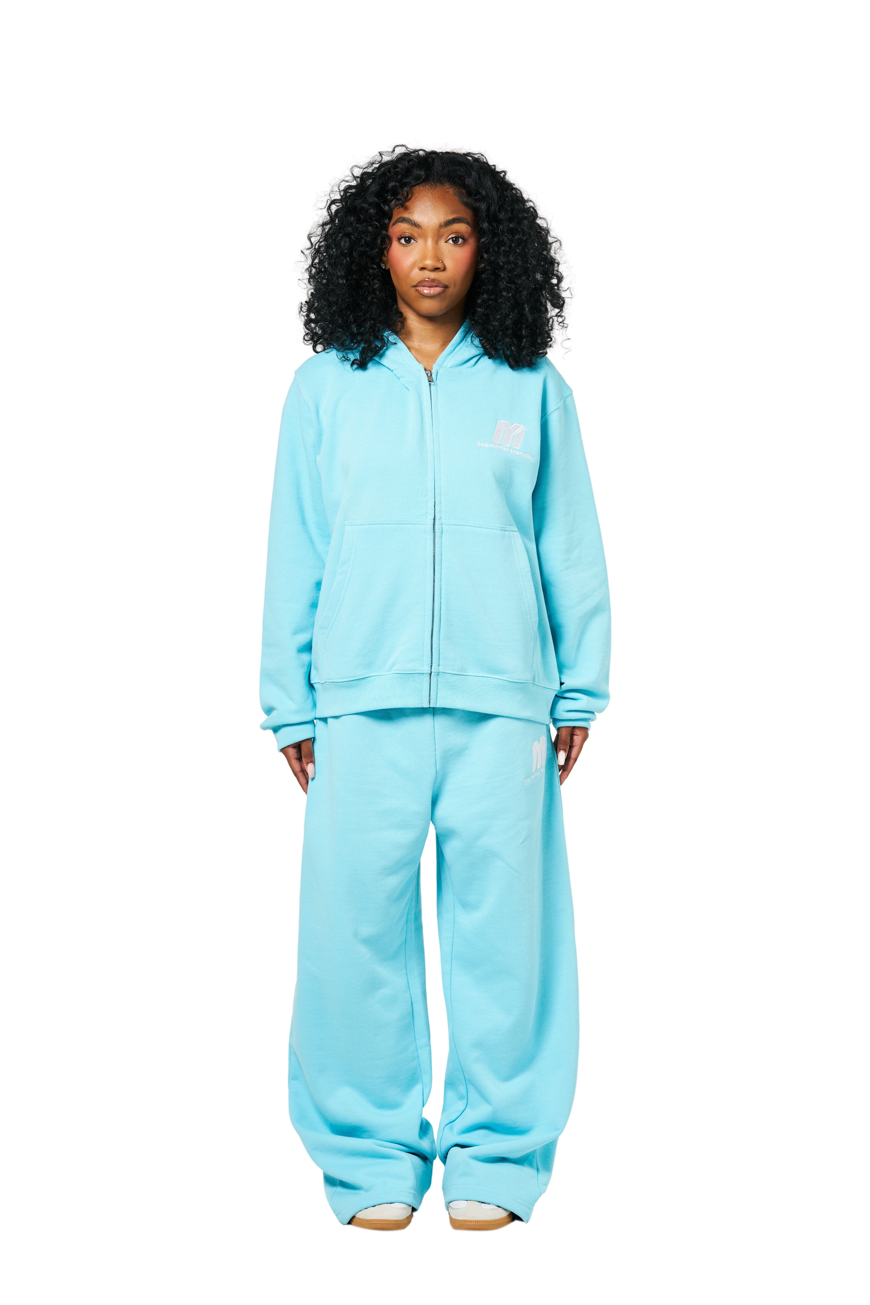 You Matter Everyday Zip Hoodie - Baby Blue