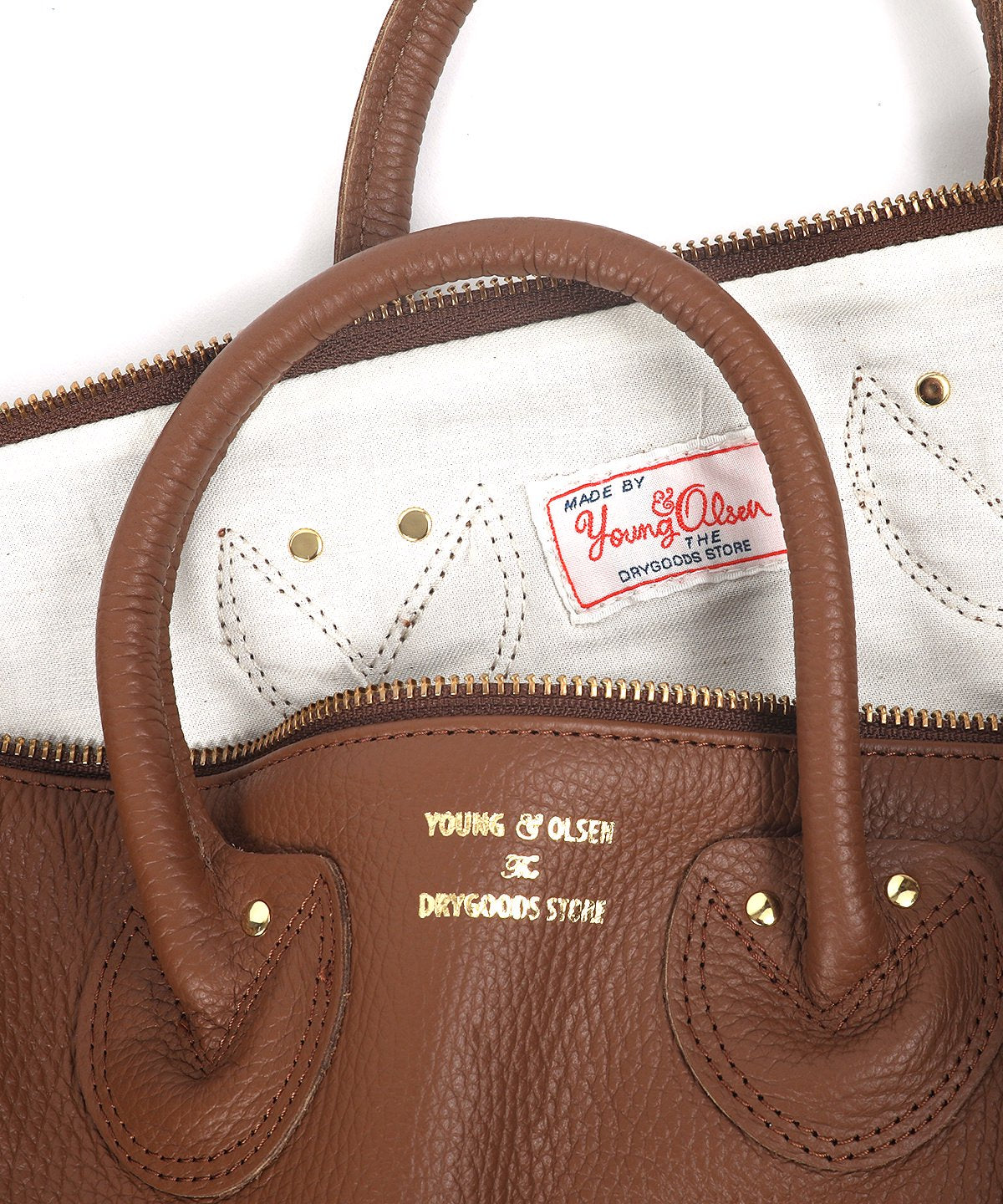 ヤングアンドオルセン エンボス レザー ボストン M – YOUNG & OLSEN