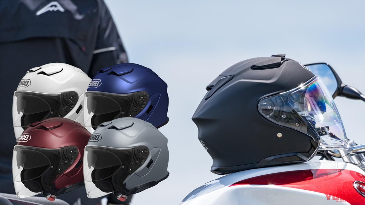 SHOEI「Jクルーズ3」新登場！ インナーバイザー付きオープンフェイスが
