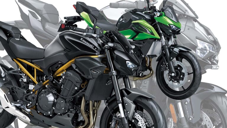 カワサキ「Z」ファミリーの2026年モデルが登場！ ゴールドフレームの