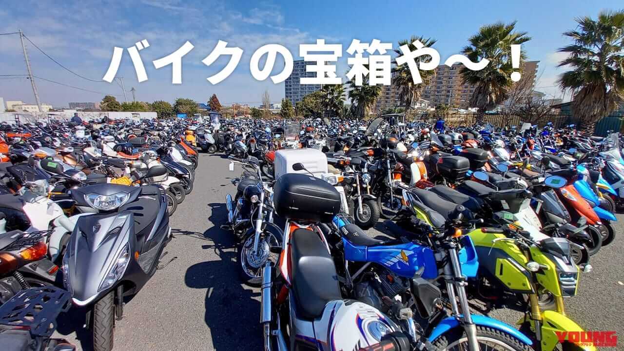 お宝バイクが見つかるかも! 5500円から車体が買える伝説のバイク屋