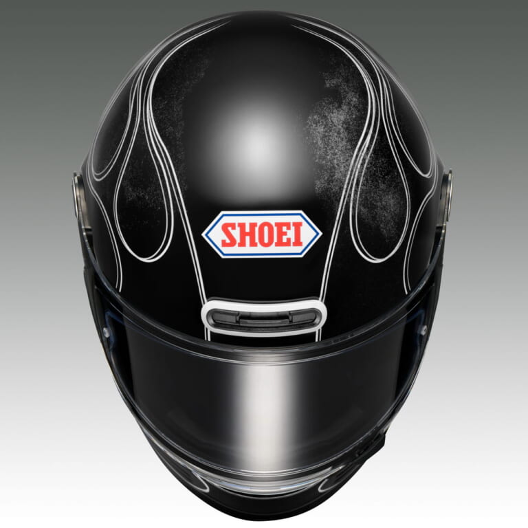 SHOEI「グラムスター」にファイアーパターンの新グラフィック「BLAST