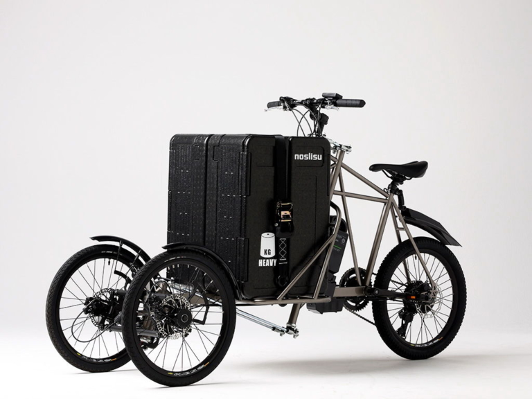 凄い積載性で歩道も可?! カワサキの三輪「ノスリス電動アシスト自転車