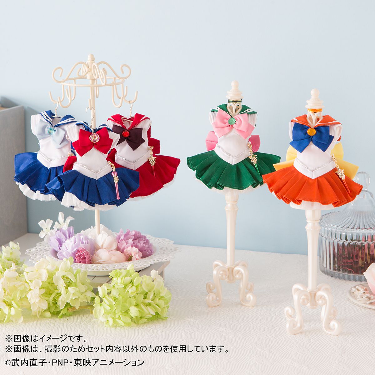 はぁ美しや… 「美少女戦士セーラームーン」のミニチュアドレスに