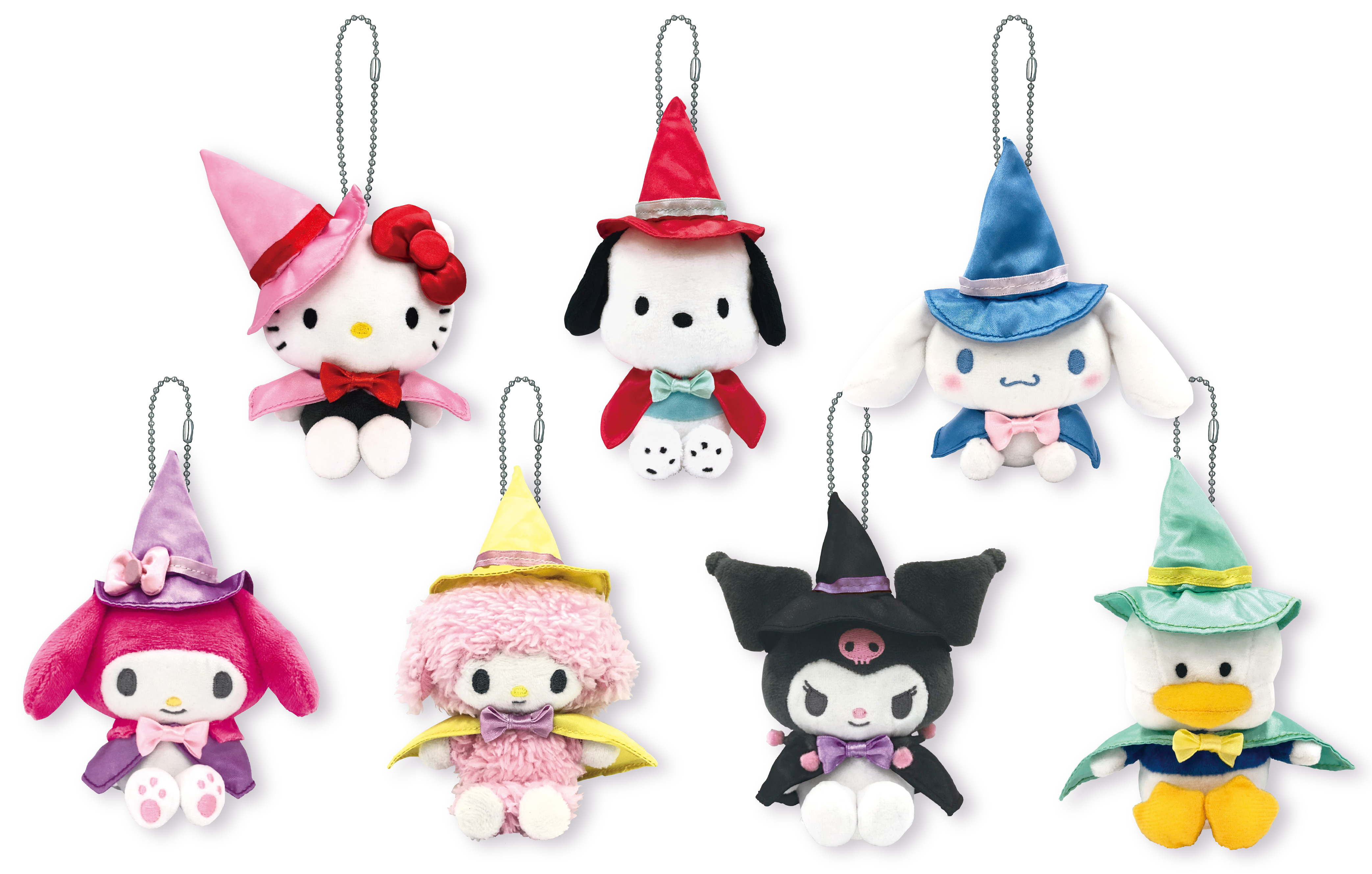 サンリオキャラたちがハロウィンのコスチューム姿に大変身！ Happyくじ