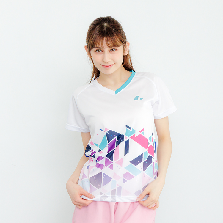 XLH-262 レディースゲームシャツ（襟なし） | ルーセント ゲームウェア