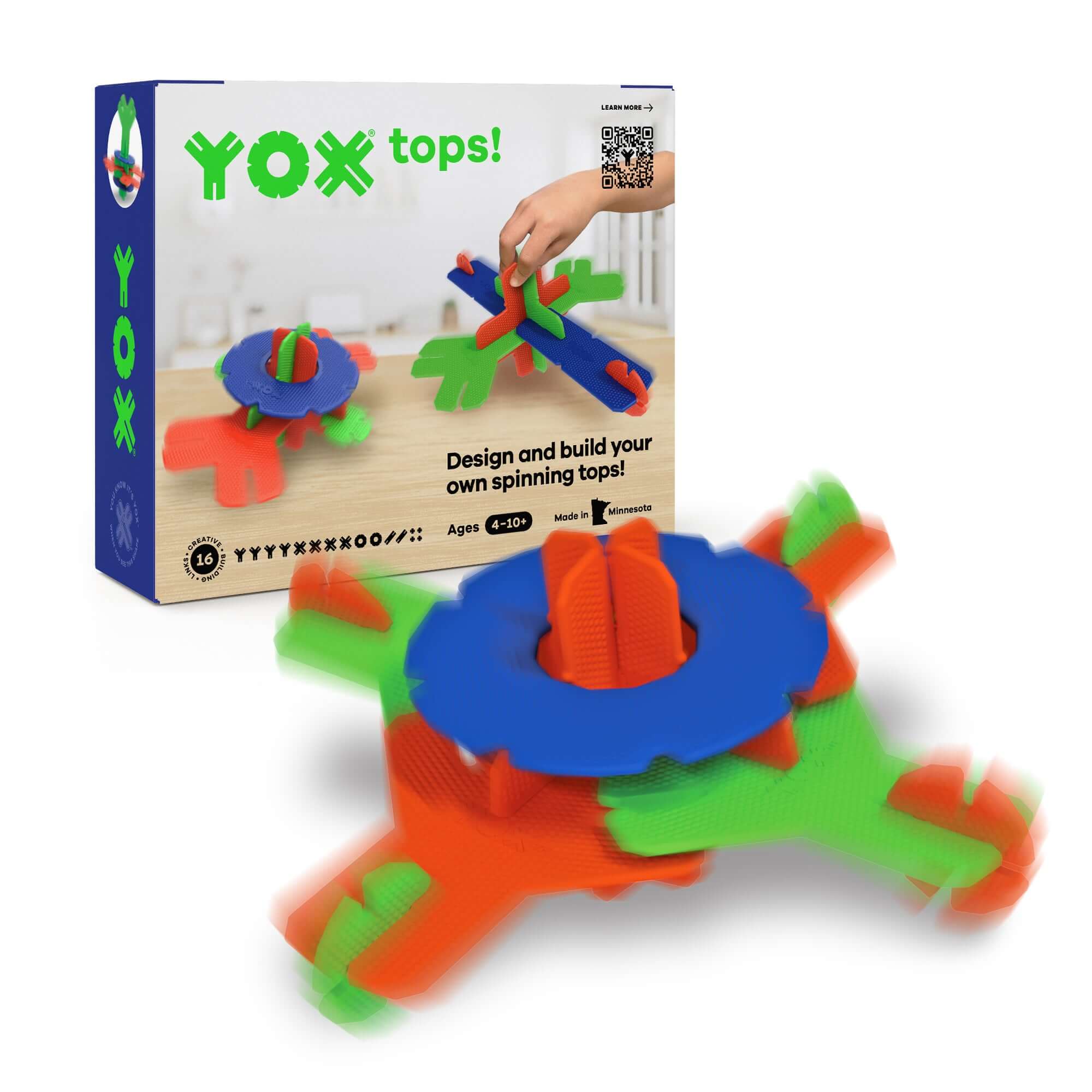 YOX Tops, Creative Building & Construction STEM Toy Set for Kids