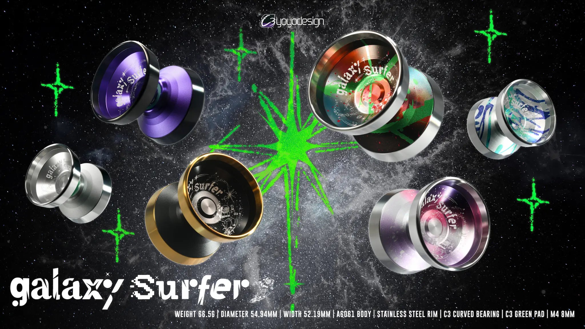 ギャラクシーサーファー - C3ヨーヨーデザイン ┃ ヨーヨー専門店