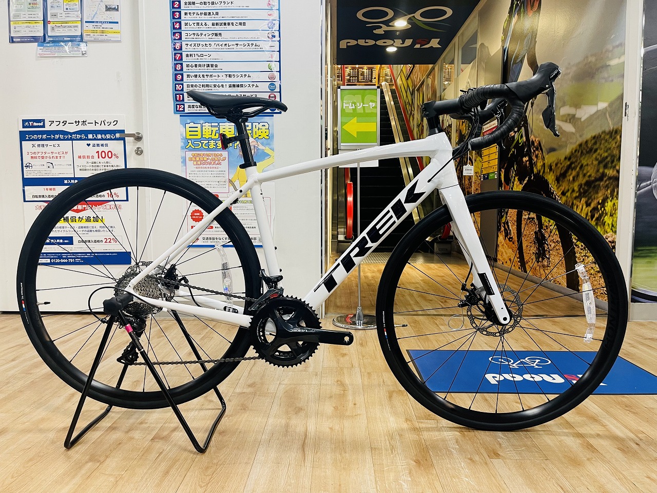 TREK】黒×白の王道カラーを纏ったDOMANE AL3 DISCが入荷。 | 九州で