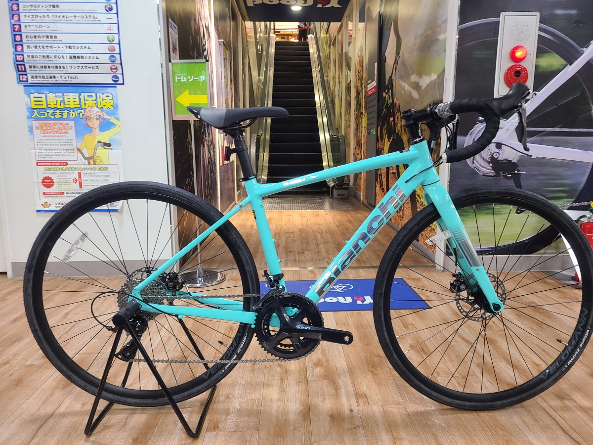 BIANCHI】即日お持ち帰りOK！大人気のVIA NIRONE 7 DISC SORA 在庫して