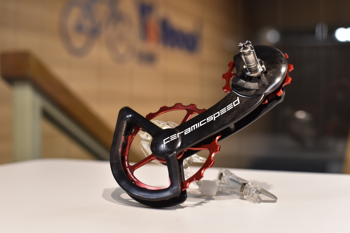 SRAM RED リアディレイラー+CERAMIC SPEED ビッグプーリー