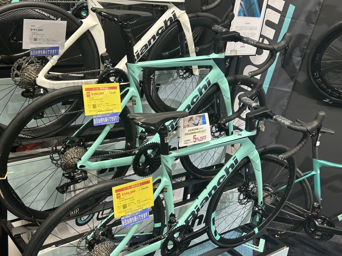 BIANCHI】まだチェレステのOLTRE RACE全サイズ揃ってます！！ | 東海