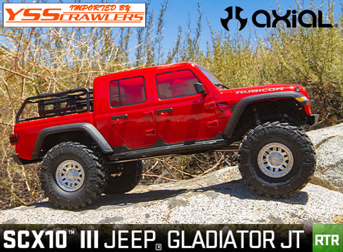 Axial SCX10 III ジープ グラディエーター JT RTR！[レッド