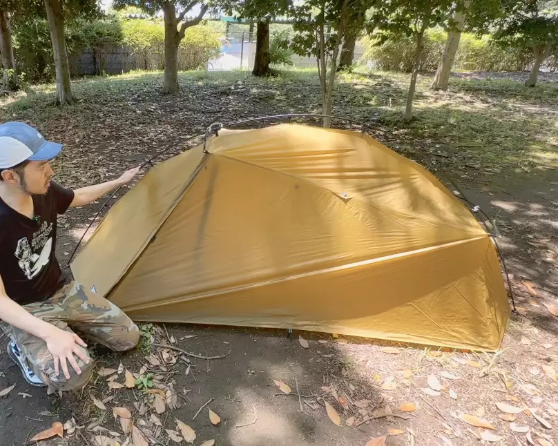 結露が少ない軽量ダブルウォールテント『ゼログラム-スルーハイカー1P