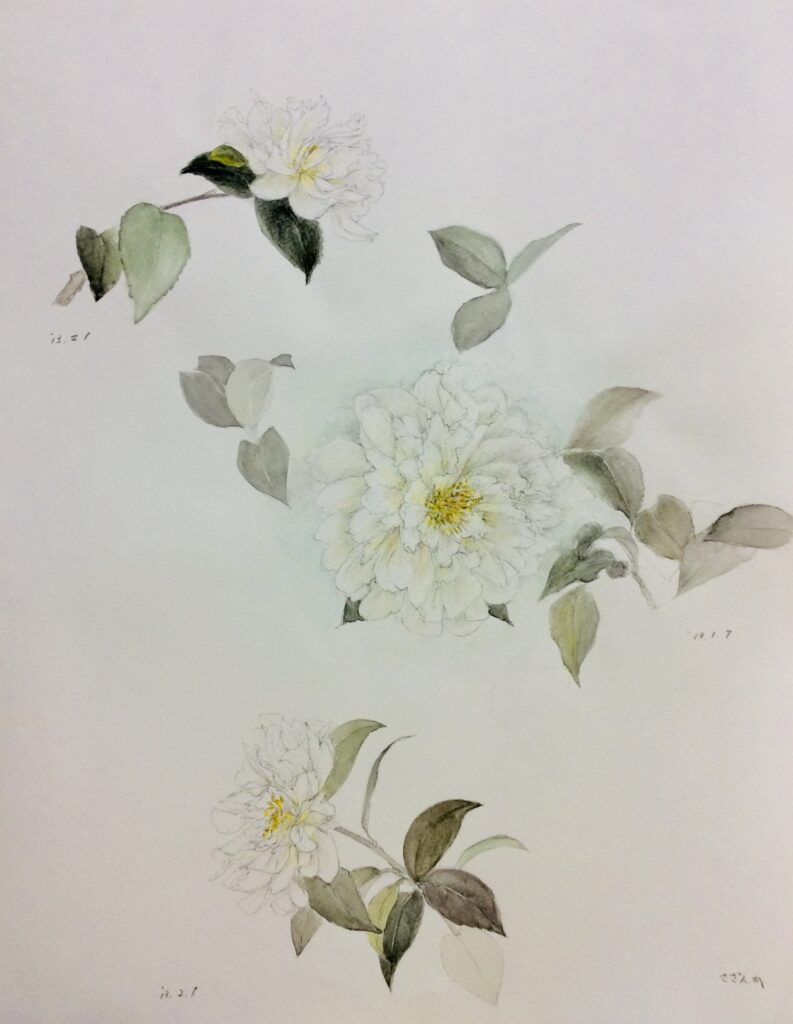 初心者でもできる！】日本画で美しい花を描く方法 | 髙橋友美 Yumi