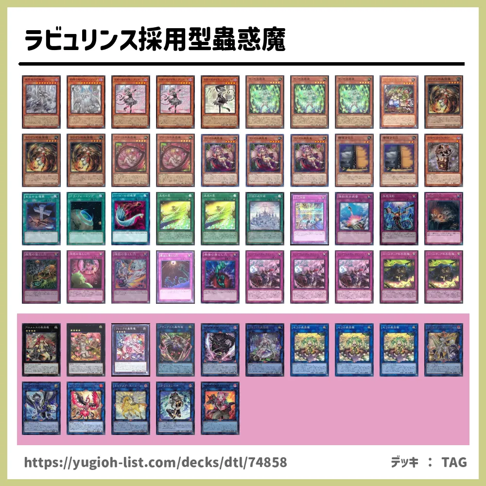 蟲惑魔 こわくま ラビュリンス 本格構築済みデッキ 遊戯王 遊戯王OCG