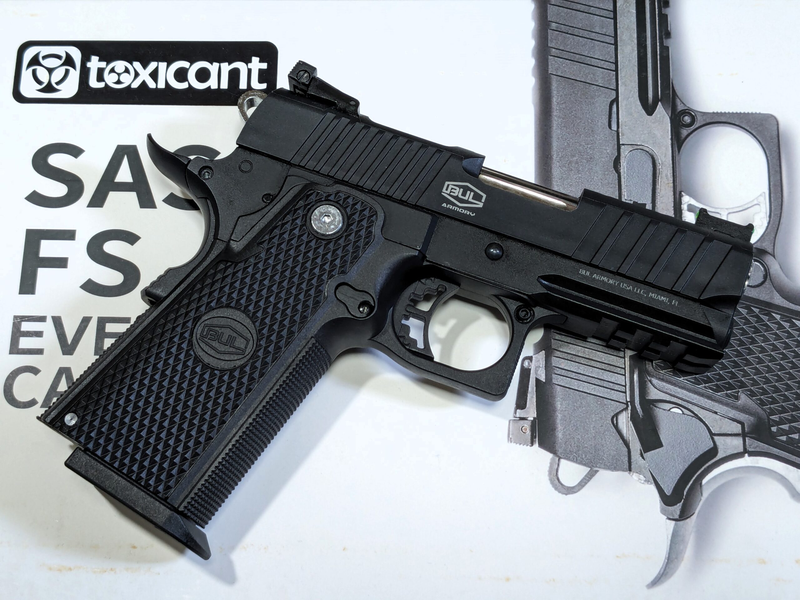 Toxicant Airsoft BUL SAS2 ULTRALIGHT 3.25 GBB | ゆるくサバイバル