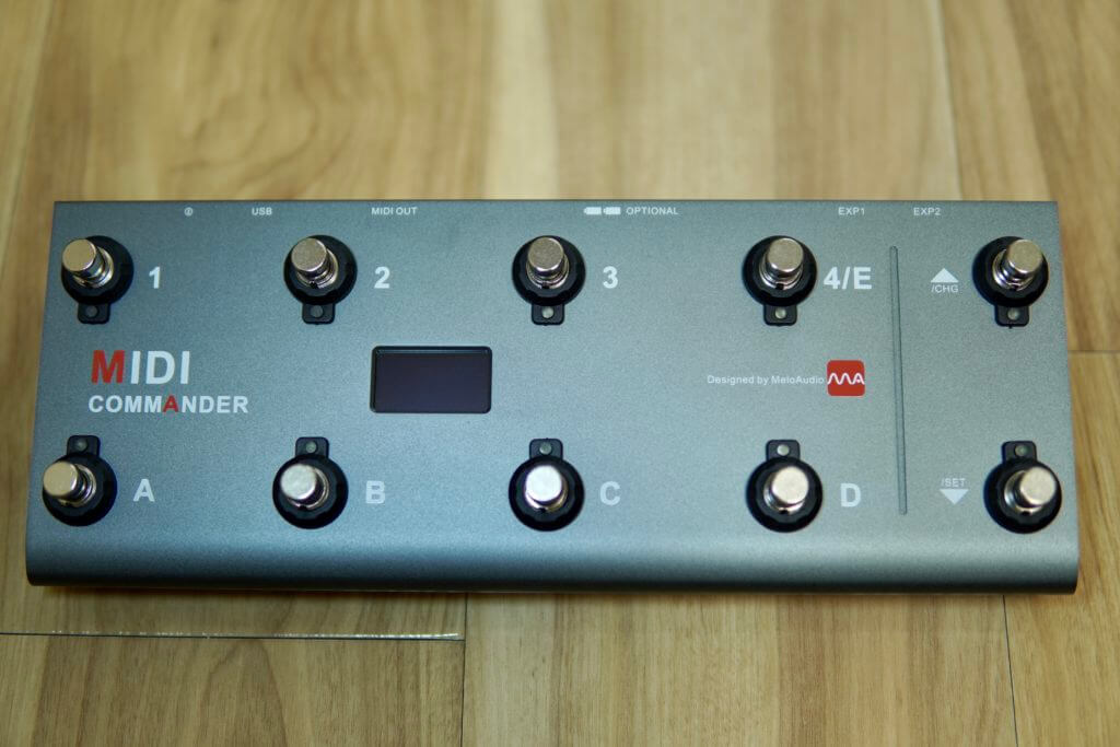 コンパクト軽量・低価格で扱いやすいMIDIフットコントローラー