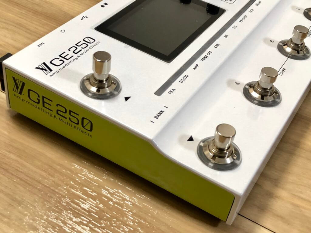 トーンキャプチャーがついた破格のマルチエフェクター！MOOER GE250