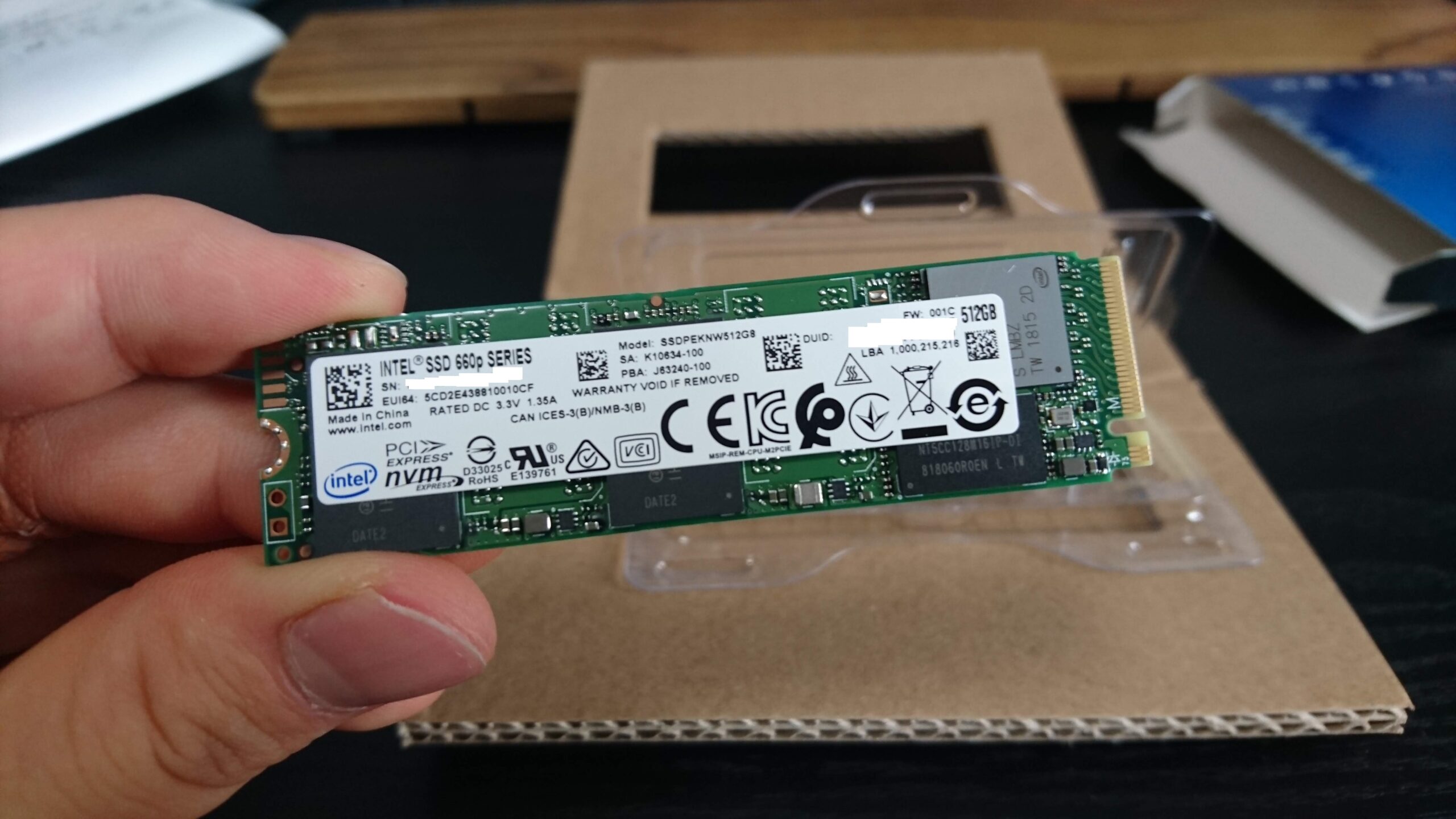 Intel 660p 512GBモデル レビュー | 雑談記