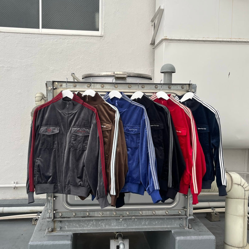 velor track jacket – YZ