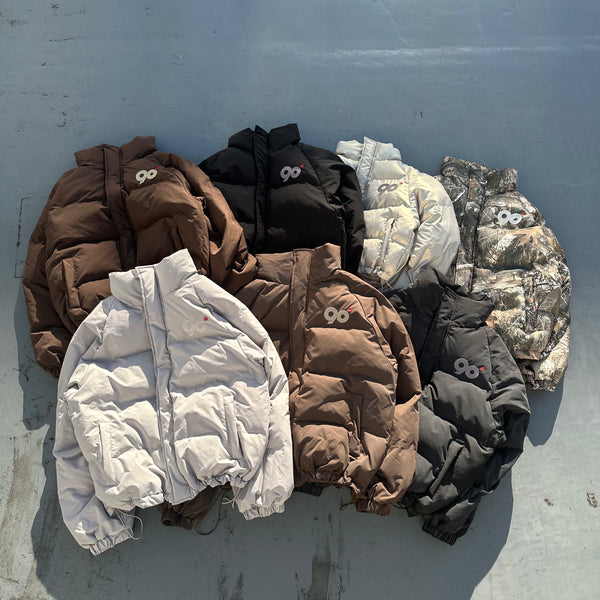 90 Logo Rich Puffer Jacket – YZ