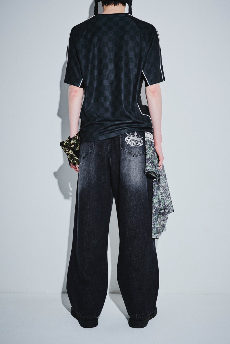 King Logo Buggy Denim Pants – YZ