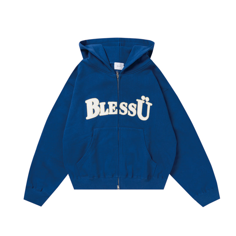 BU OG LOGO ZIP UP HOODIE – YZ